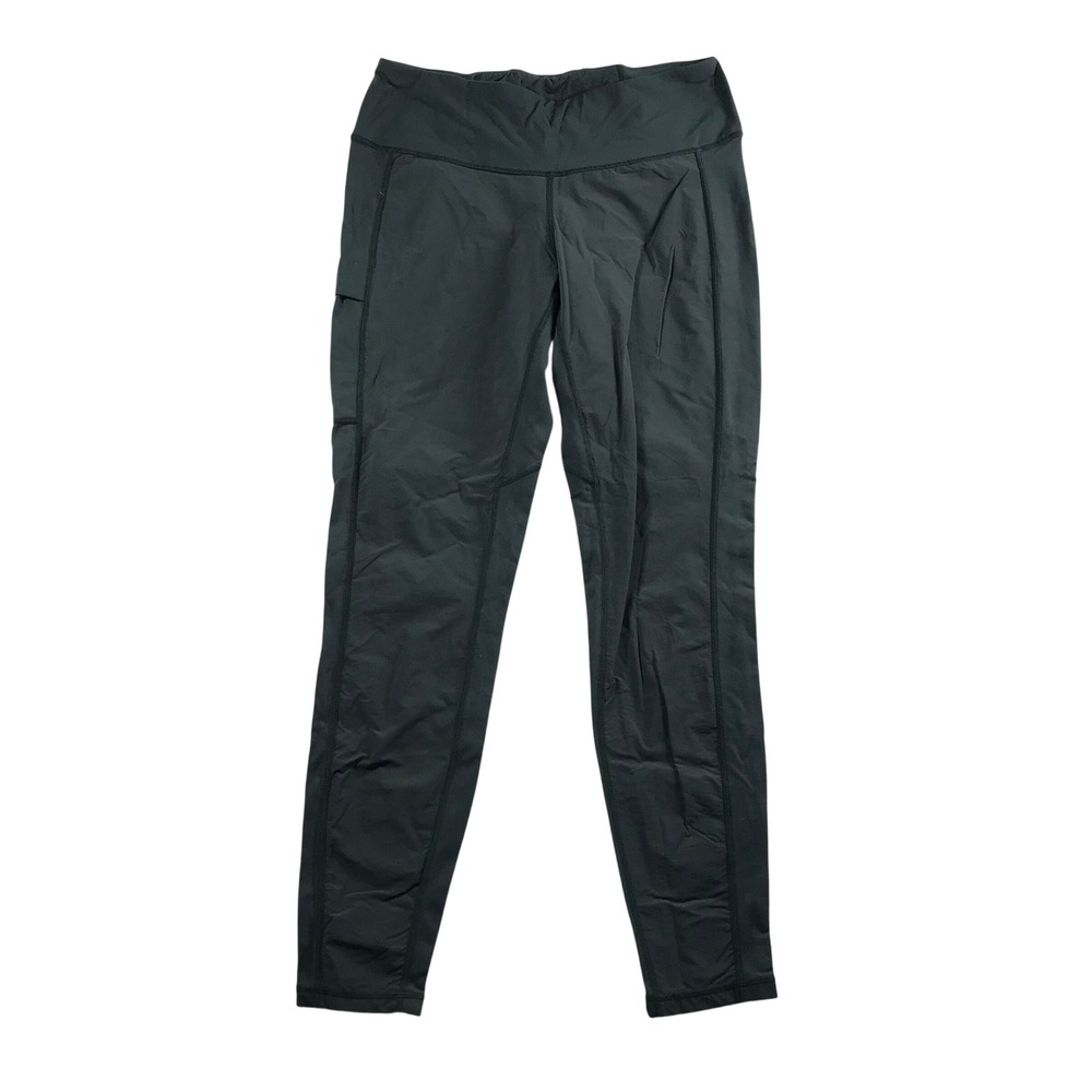 Kuhl Womens Charcoal Grey Performance Hiking Leggings Side Pocket Size L